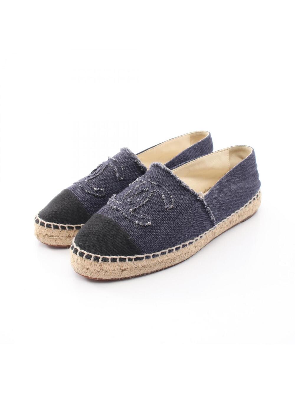 Chanel Coco Espadrille Slip-On Shoes #281891C44B